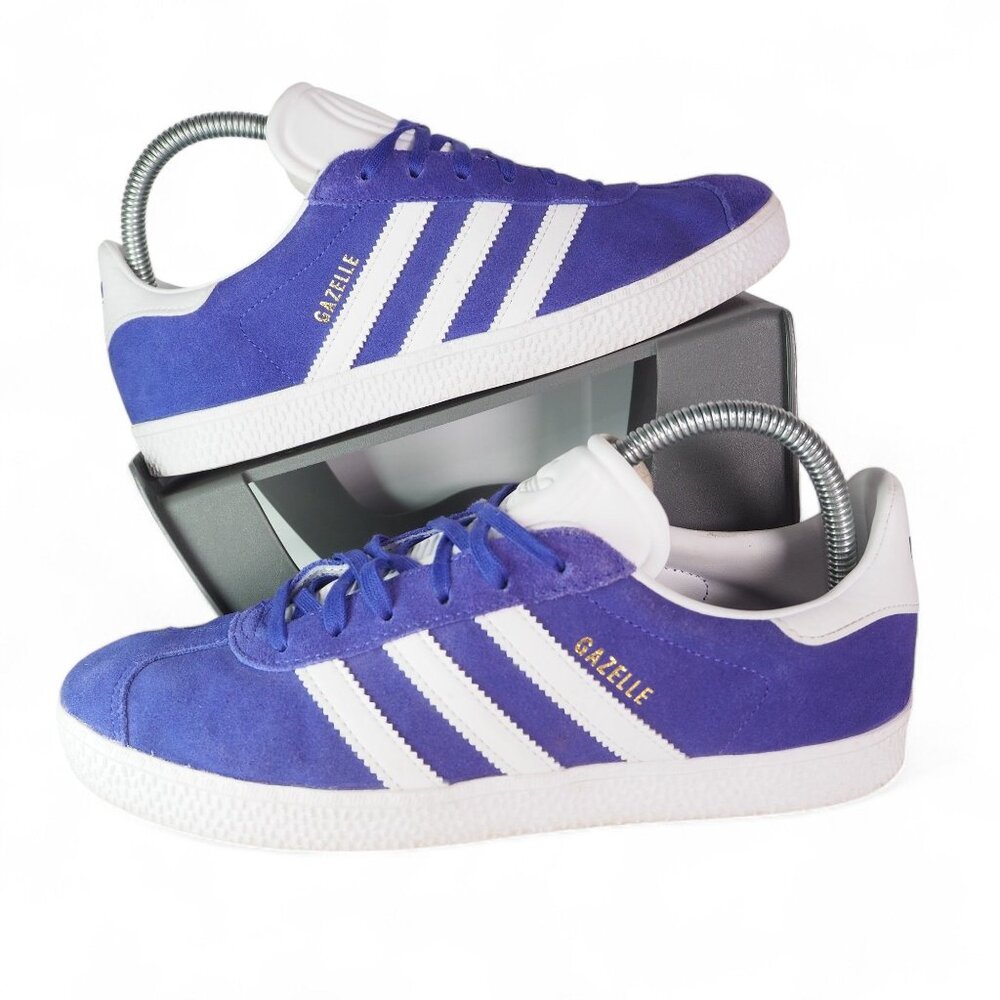 Adidas Gazelle J 'Energy Ink - Purple' Casual Sneakers IE5597 Youth 6 Women's 7
